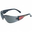 Global Vision RIDFLSM Rider Safety Glasses with Smoke Lenses and Flame Design Frame