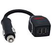 RoadKing RK01701 12V/DC Extension Boom Plug with Heavy-Duty Dual 2.4A USB Charger
