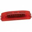 RoadPro RP-1274R LED 3.75 x 1.25 Sealed Light with 2 Plug Connection - Red
