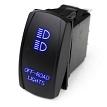 Race Sport RSLJ11B LED Rocker Switch w/ Blue LED Radiance