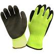 CORDOVA SP3991L Hi-Visibility Lime Latex Palm Glove Large