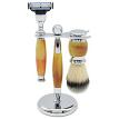 Union Razors SS1 Three Piece Shave Kit Tiger Eye