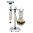 Union Razors SS2 Three Piece Shave Kit White