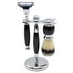 Union Razors SS3 Three Piece Shave Kit Black