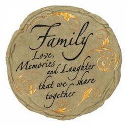 Spoontiques 12946 9 Inch Stepping Stone Family 1