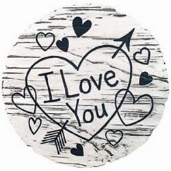 Spoontiques 13252 9 Inch Stepping Stone I Love You 1