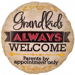 Spoontiques 13256 9 Inch Stepping Stone Grandkids Welcome 1