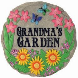 Spoontiques 13278 9 Inch Stepping Stone Grandma\'s Garden 1