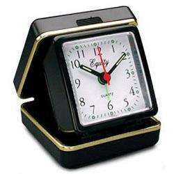 Equity 20080 Quartz Folding Travel Alarm Clock with Luminous Hands & Dots 1