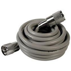 Astatic 302-10268 3\' RG8X Cable with PL259 Connectors Grey (A8X3) 1