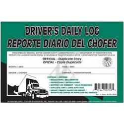 J.J. Keller 31-L Driver\'s Daily Log Book with Duplicate Copies - 31 Carbon Sets English/Spanish 1
