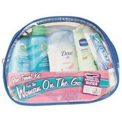Convenience Kits International 400DAS 9-Piece Women\'s Travel Kit with Zippered Bag 1