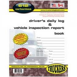 Truckers Supply 612TS Canadian Combination Driver\'s Daily Log & Vehicle Inspection Report Book Carbonless 1