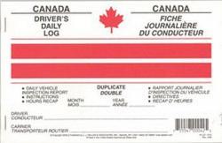 J.J. Keller 61LD Canadian 5 x 8 Log Book with Recap - Bilingual 1