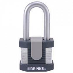 Brinks 67252001 50mm Commercial Laminated Steel Lock with 2.5 Shackle 1