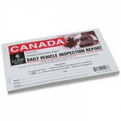 J.J. Keller 734B Canadian Driver\'s Vehicle Inspection Report Carbonless 1