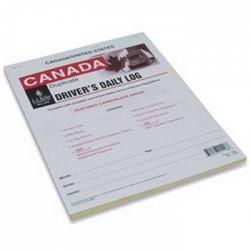 J.J. Keller 764LD Canadian 2-in-1 Driver\'s Daily Log Book with Recap & Detailed DVIR Carbonless 1
