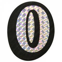 RoadPro 78074D 0/O Prism Style Adhesive Number/Letter 1
