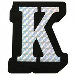 RoadPro 78094D K Prism Style Adhesive Letter 1