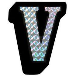 RoadPro 78104D V Prism Style Adhesive Letter 1