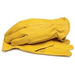 BlackCanyon Outfitters 84000/XL Grain Cowhide Leather Work Glove w/Shirred Elastic Wrist X-Large 1