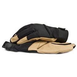 BlackCanyon Outfitters 86420/L Large Flex Back and Leather Grip Work Gloves 1