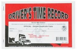 J.J. Keller 91-L Driver\'s Time Record Deluxe Duplicate Log Book (Carbon) 1