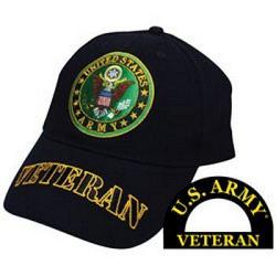 Eagle Emblems CP00108 U.S. Army Veteran Cap Black 1