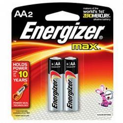 Eveready E-91BP2 AA Energizer Alkaline Batteries - 2-Pack 1