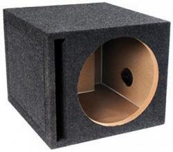 Atrend Enclosures E10SV 10 Single Bass Box Vented Empty Truck Enclosure 1