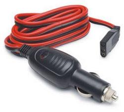 K40 Electronics K403CBPP 2-Wire 15 Amp 3-Pin CB Power Cord with 12-Volt Cigarette Lighter 1