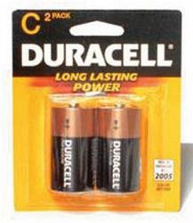Duracell MN-1400B2 C Cell Alkaline Batteries - 2-Pack 1