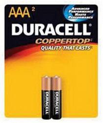 Duracell MN-2400B2 AAA Cell Alkaline Batteries - 2-Pack 1
