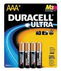 Duracell MN-2400B4 AAA Cell Alkaline Batteries - 4-Pack 1