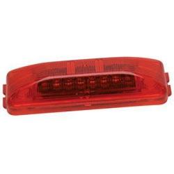 RoadPro RP-1274R LED 3.75 x 1.25 Sealed Light with 2 Plug Connection - Red 1