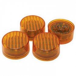 RoadPro RP-1277A4P LED 2 Round Sealed Lights - Amber 4-Pack Value Pack 1