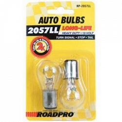 RoadPro RP-2057LL Heavy Duty Long-Life Automotive Replacement Bulbs - #2057 Clear  1