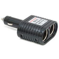 RoadPro RP-2232 12-Volt 2 Outlet Cigarette Lighter Adapter 1