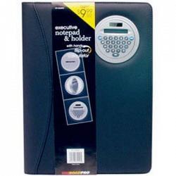 RoadPro RP-72009EN Executive Notepad Holder with Calculator 1
