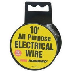 RoadPro RP1210 12-Gauge 10\' All Purpose Electrical Wire - Yellow Spool 1