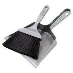 RoadPro RP93500 Small Dust Pan and Brush Grey 1