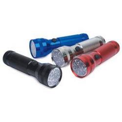 Lumagear RP9907 19 LED Anodized Aluminum Flashlight with 3 AAA Batteries-Asst Colors 1
