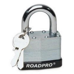 Roadpro RPLS-50 11/2steel Laminated Double Lock W/Bumper 1