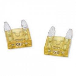 RoadPro RPMINI20TG 20 Amp Trip-Glow MINI Fuses 2-Pack 1