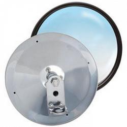 RoadPro RPS-4S 6 Stainless Steel Adjustable Convex Mirror - Center Stud 1