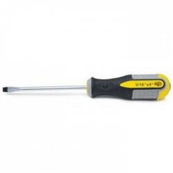 RoadPro RPS1017 4 x 3/16 Slotted Magnetic Tip Screwdriver 1