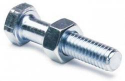 RoadPro SST-90130 Coarse Thread Bolts with Hex Nuts - 5/16 x 1.5 2-Pack 1