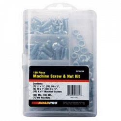 RoadPro SST90130 130-Piece Machine Screw and Nut Kit with