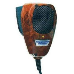 TruckSpec TM-2007WG 4-Pin Noise Canceling CB Microphone - Woodgrain 1