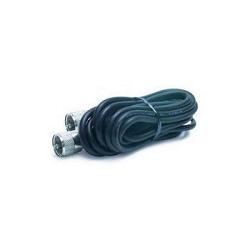 TruckSpec TS-18CC 18\' CB Antenna Coax Cable with PL-259 Connectors - Black 1